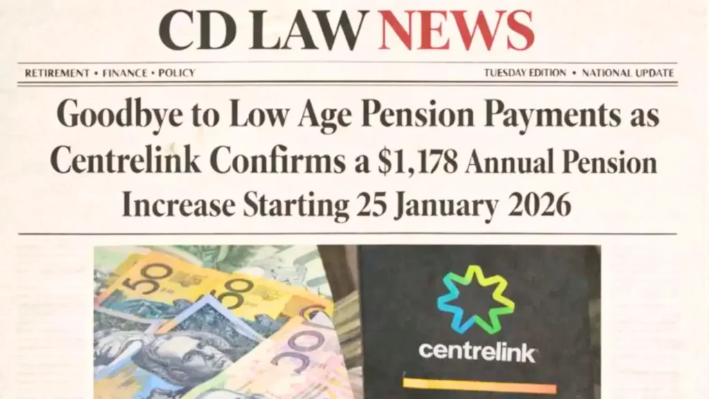 Goodbye to Low Age Pension Payments: Centrelink Confirms $1,178 Increase From 25 January 2026