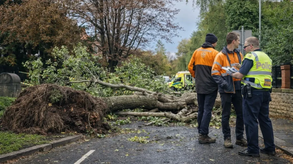 Woman Killed by Falling Tree