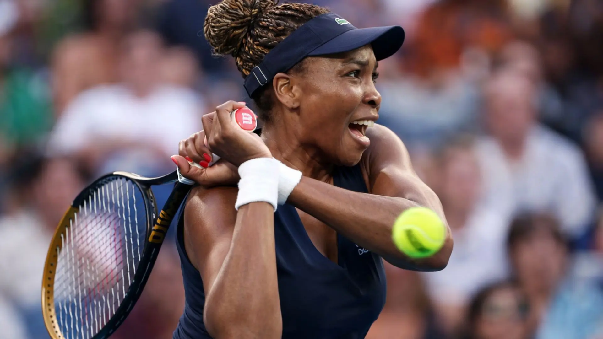 Venus Williams had an 'emotional' return