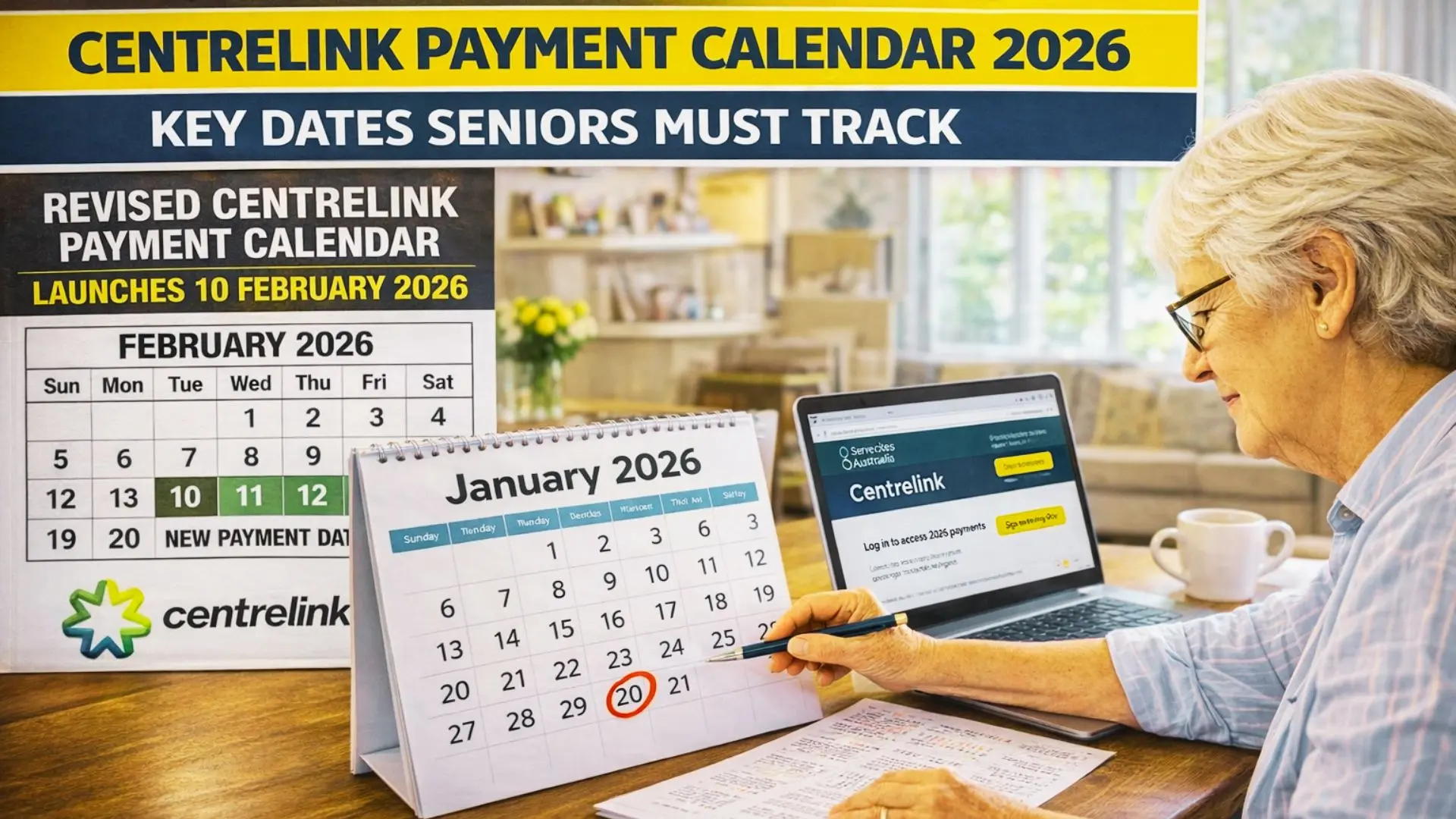 Centrelink Payment Calendar 2026 : Important Dates Seniors Should Keep in Mind