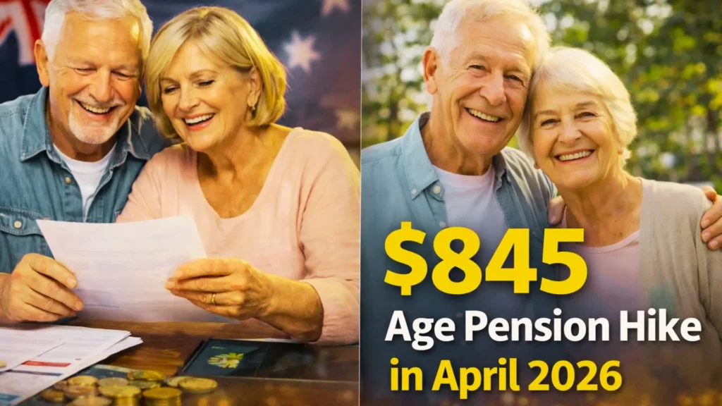 $845 Age Pension Hike in April 2026: What Centrelink’s New Payment Changes Mean for Australian Seniors