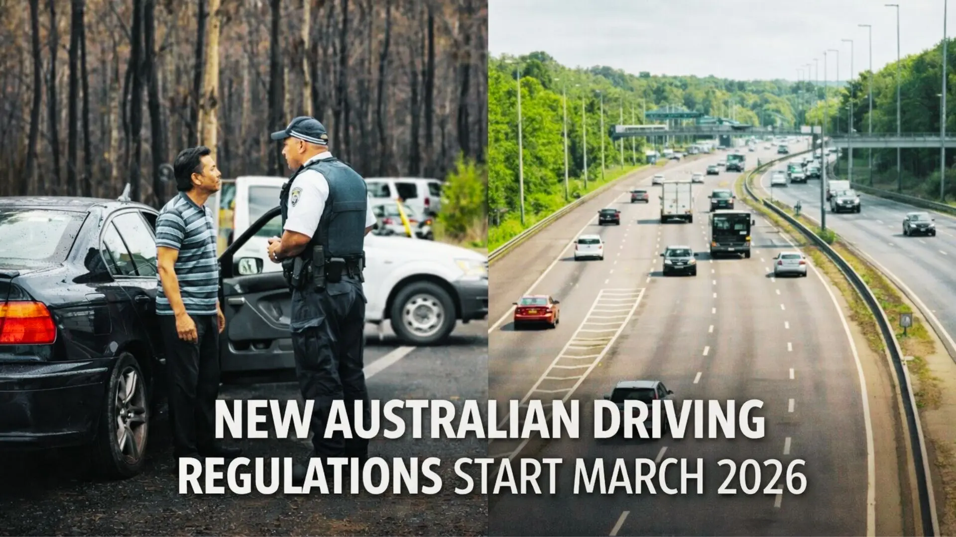 New Australian Driving Regulations Start March 2026 : What Every Motorist Must Know